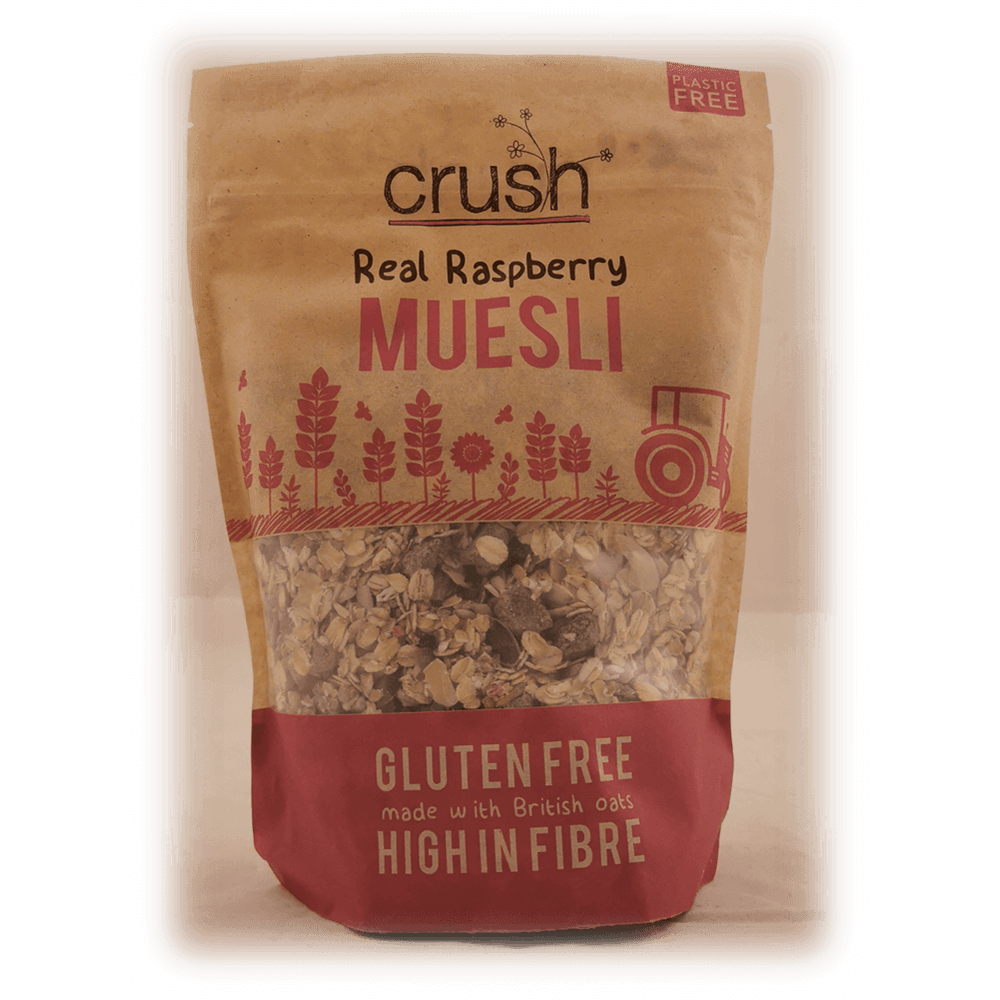 Crush Gluten Free Real Raspberry Muesli 500g